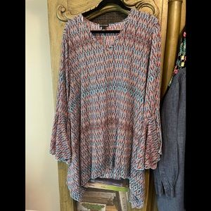 3X women’s New Directions flowy tunic/blouse for Fall.